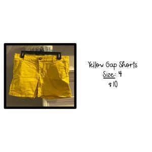 Yellow Gap Shorts